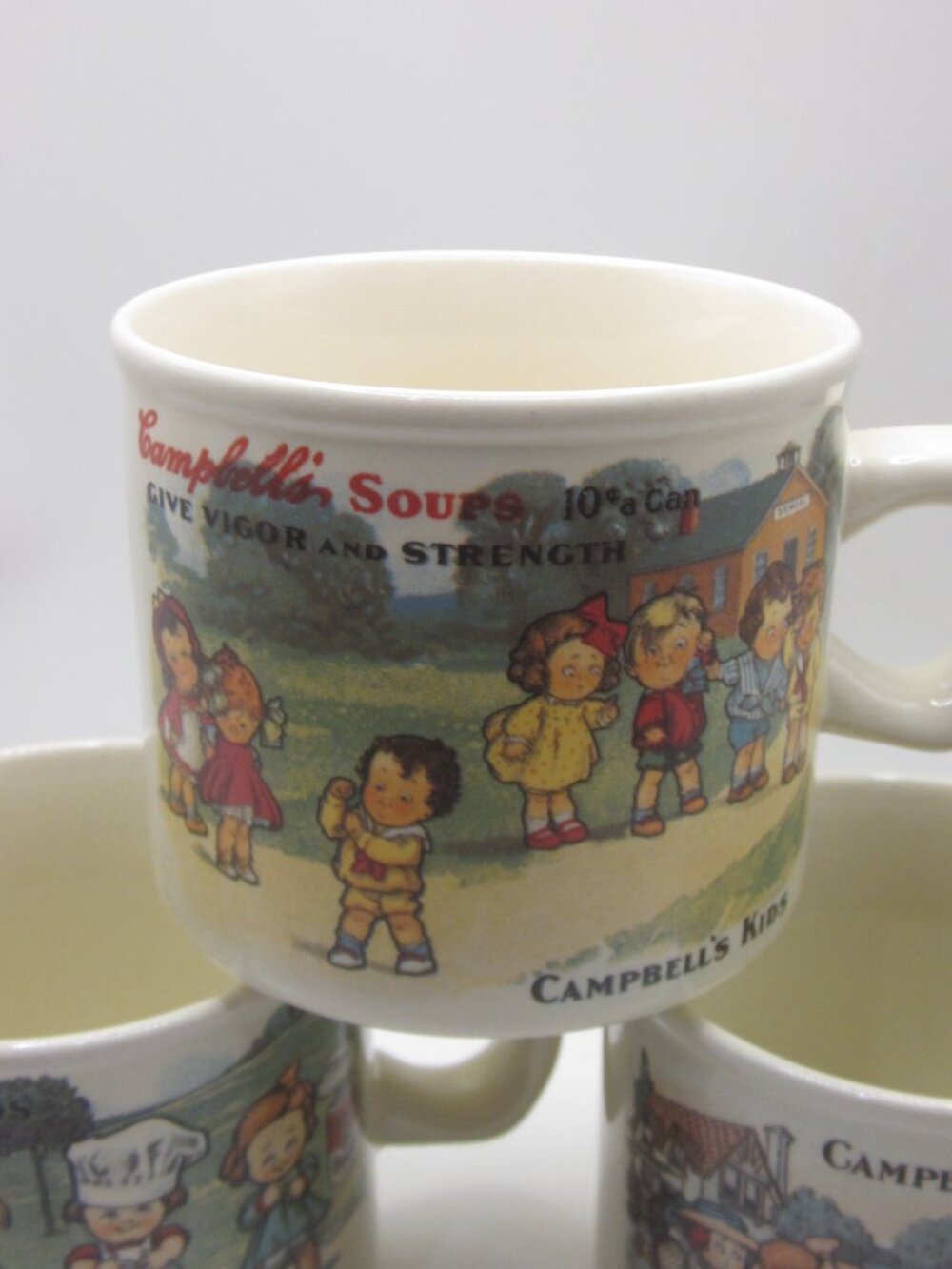 Vintage Look Campbell Kids Mugs - Picture 2 of 5